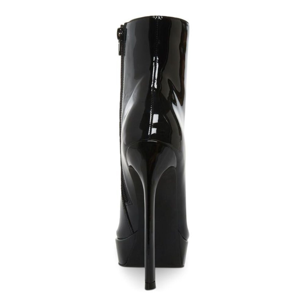 MADDEN GIRL Womens Black 1" Platform Lorilee Pointy Toe Stiletto Boots 9.5 M - Picture 2 of 4